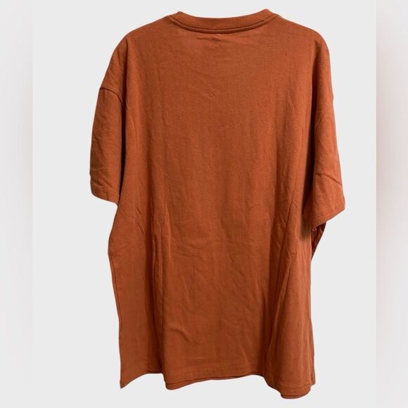 NWT Urban Outfitters Dia Pacheco X Golden Hour T-Shirt Women's XL Brown Artsy - Picture 8 of 15